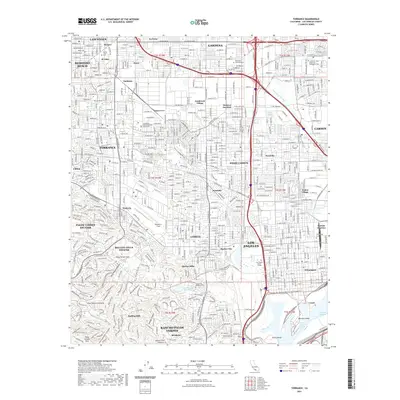 2021 Map of Torrance, 2021 Print