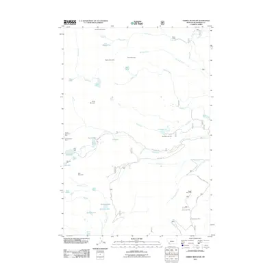 2011 Map of Torrey Mountain, 2011 Print