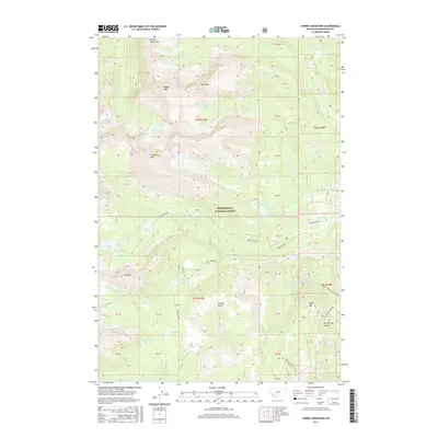 2017 Map of Torrey Mountain, 2017 Print