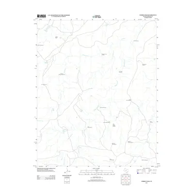 2012 Map of Torrey Peak, 2012 Print