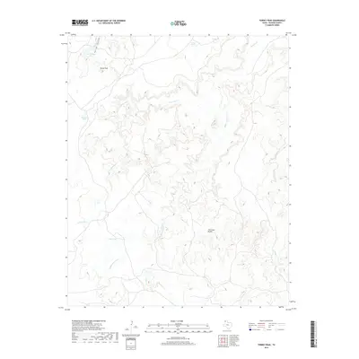 2019 Map of Torrey Peak, 2019 Print
