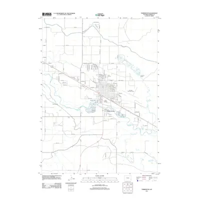 2012 Map of Torrington, 2012 Print
