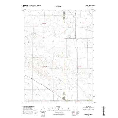 2017 Map of Torrington SE, 2017 Print