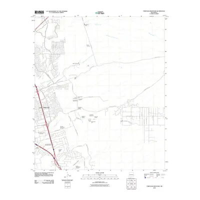 2010 Map of Tortugas Mountain, 2010 Print