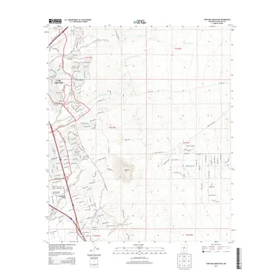2013 Map of Tortugas Mountain, 2013 Print