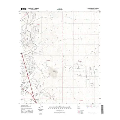2017 Map of Tortugas Mountain, 2017 Print