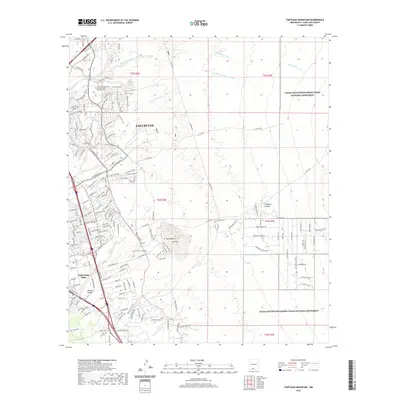2020 Map of Tortugas Mountain, 2020 Print