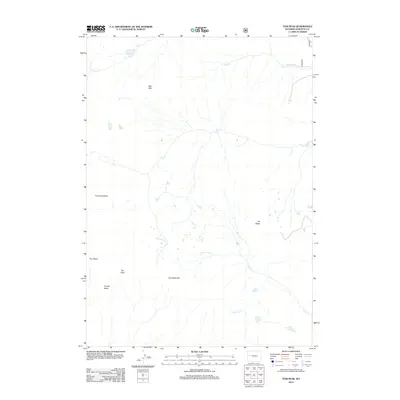 2012 Map of Tosi Peak, 2012 Print