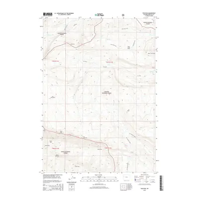 2015 Map of Tosi Peak, 2015 Print