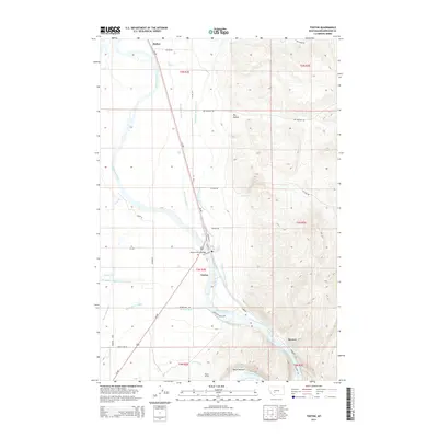2014 Map of Toston, 2014 Print