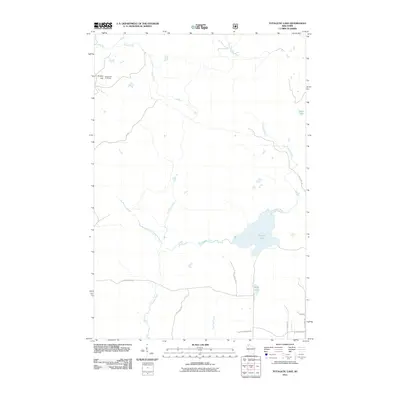 2011 Map of Totagatic Lake, 2011 Print