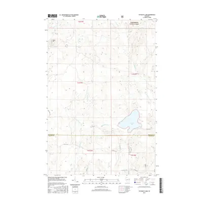 2015 Map of Totagatic Lake, 2015 Print