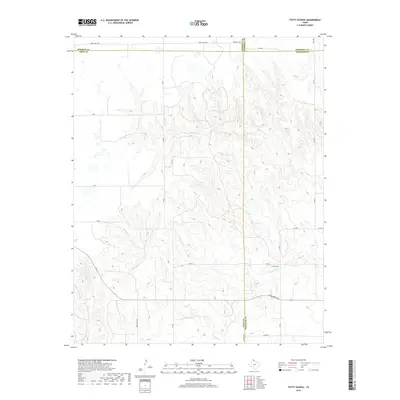 2019 Map of Totty School, 2019 Print
