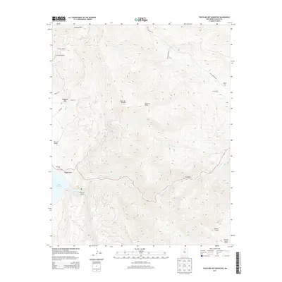2013 Map of Touch-Me-Not Mountain, 2013 Print