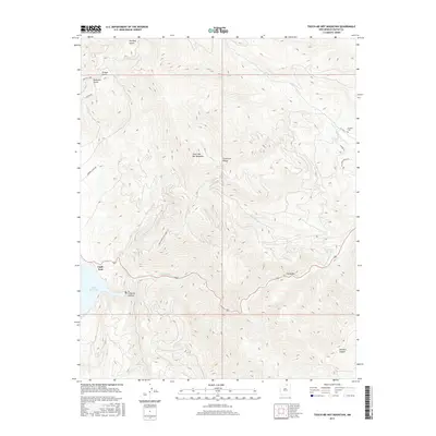 2017 Map of Touch-Me-Not Mountain, 2017 Print