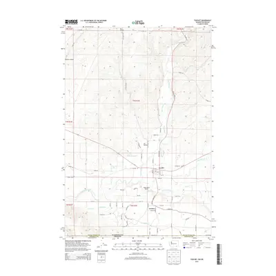 2014 Map of Touchet, 2014 Print
