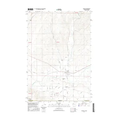 2017 Map of Touchet, 2017 Print
