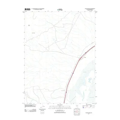 2011 Map of Toulon Peak, 2011 Print