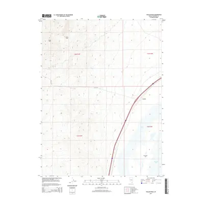 2014 Map of Toulon Peak, 2014 Print
