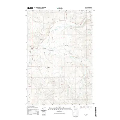 2013 Map of Toutle, 2013 Print