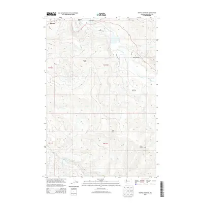 2013 Map of Toutle Mountain, 2013 Print