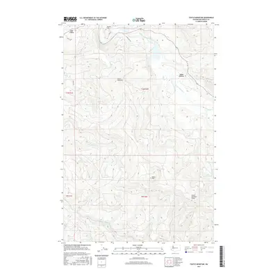 2017 Map of Toutle Mountain, 2017 Print
