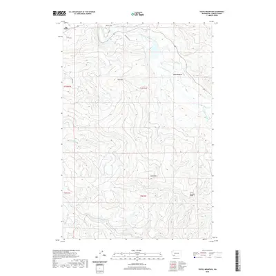 2020 Map of Toutle Mountain, 2020 Print
