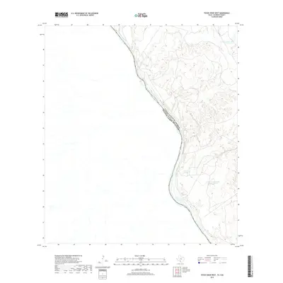 2019 Map of Tovar Creek West, 2019 Print