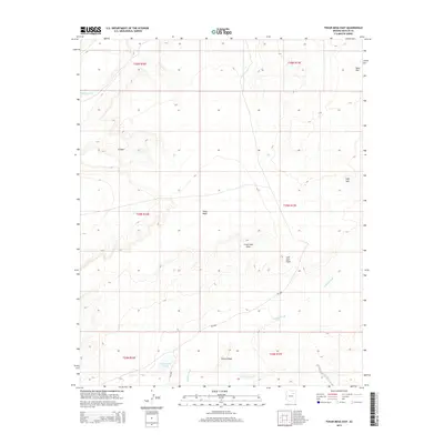 2014 Map of Tovar Mesa East, 2014 Print