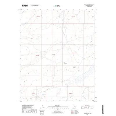 2018 Map of Tovar Mesa East, 2018 Print