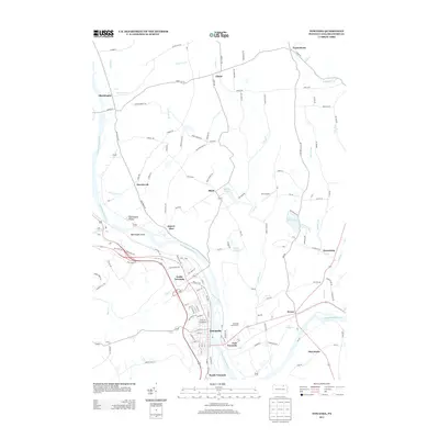 2013 Map of Towanda, 2013 Print