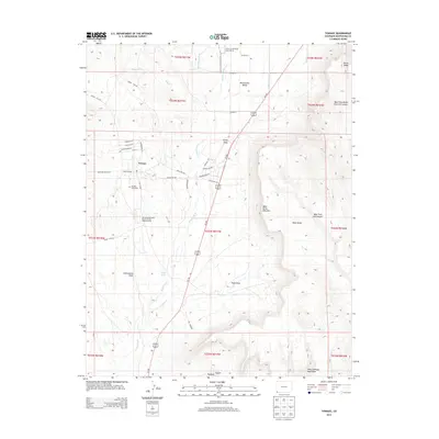 2013 Map of Towaoc, 2013 Print