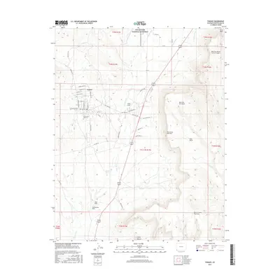 2016 Map of Towaoc, 2016 Print