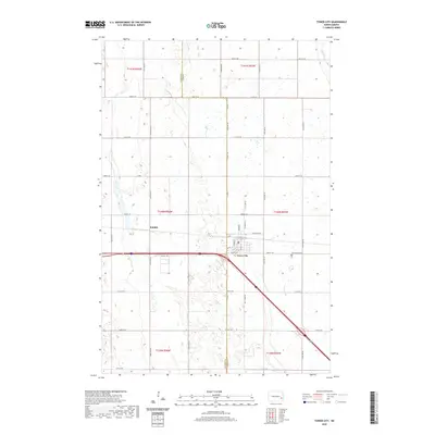 2020 Map of Tower City, 2020 Print