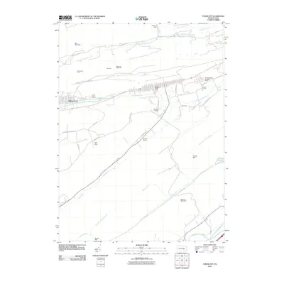 2010 Map of Tower City, 2010 Print