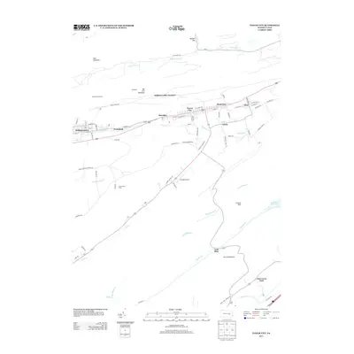 2013 Map of Tower City, 2013 Print
