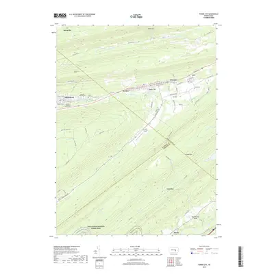 2019 Map of Tower City, 2019 Print