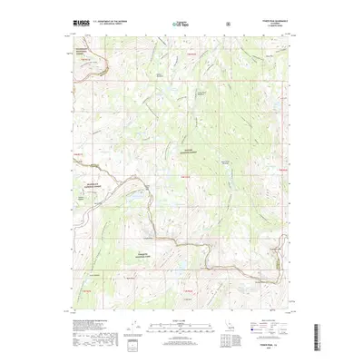 2018 Map of Tower Peak, 2018 Print
