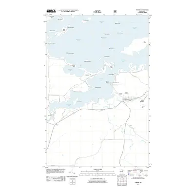 2011 Map of Tower, 2011 Print
