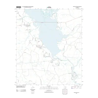 2013 Map of Town Bluff, 2013 Print