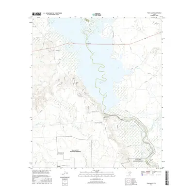 2016 Map of Town Bluff, 2016 Print