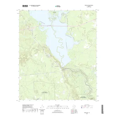 2019 Map of Town Bluff, 2019 Print