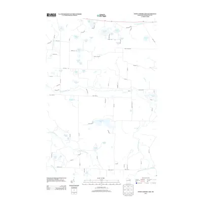 2013 Map of Town Corner Lake, 2013 Print