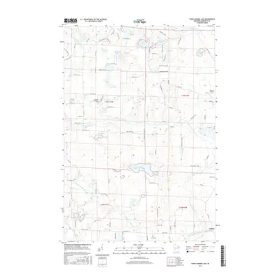 2015 Map of Town Corner Lake, 2015 Print