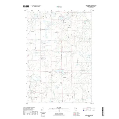 2018 Map of Town Corner Lake, 2018 Print