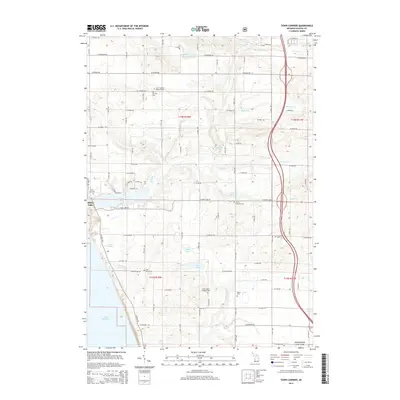 2014 Map of Town Corners, 2014 Print