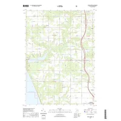 2019 Map of Town Corners, 2019 Print
