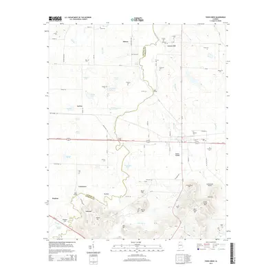 2014 Map of Town Creek, 2014 Print