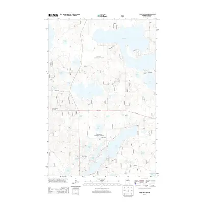 2013 Map of Town Line Lake, 2013 Print