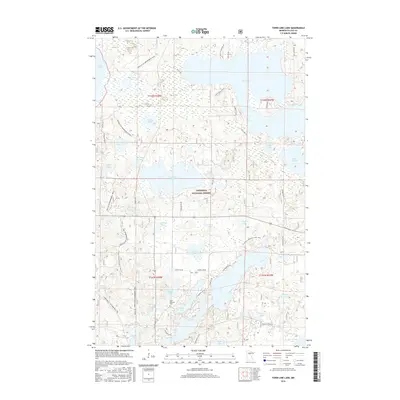 2016 Map of Town Line Lake, 2016 Print